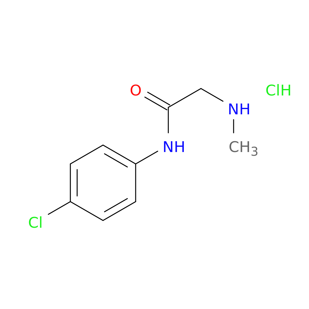 N-(4-chlorophenyl)-2-(methylamino)acetamide hydrochloride