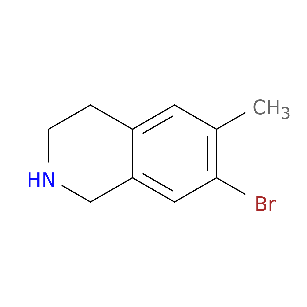 7-Bromo-6-methyl-1,2,3,4-tetrahydroisoquinoline