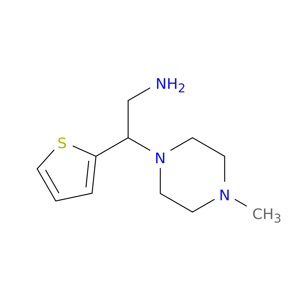 2-(4-Methyl-piperazin-1-yl)-2-thiophen-2-yl-ethylamine