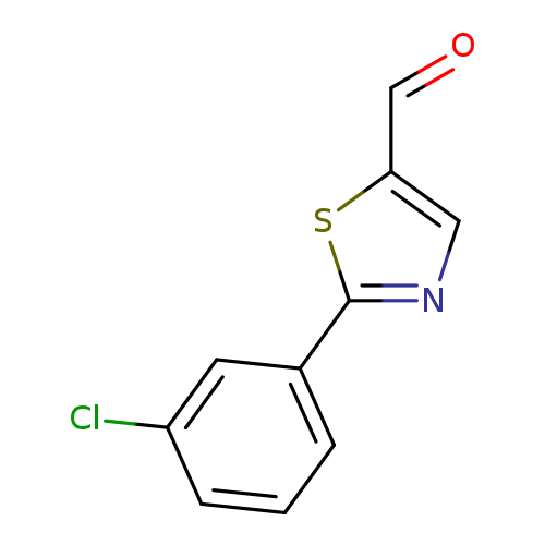 2-(3-chlorophenyl)-1,3-thiazole-5-carbaldehyde