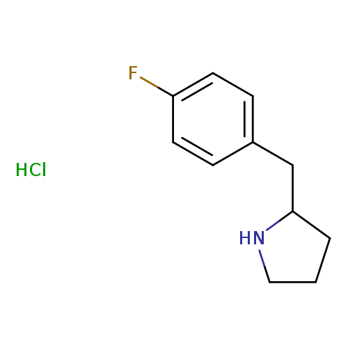 2-[(4-Fluorophenyl)methyl]pyrrolidine hydrochloride