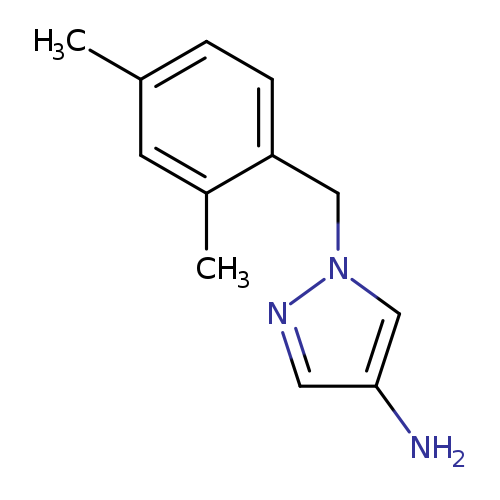 1-[(2,4-dimethylphenyl)methyl]-1H-pyrazol-4-amine