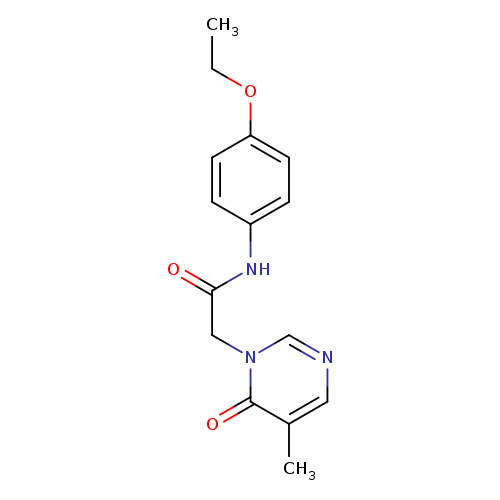 N-(4-ethoxyphenyl)-2-(5-methyl-6-oxo-1,6-dihydropyrimidin-1-yl)acetamide