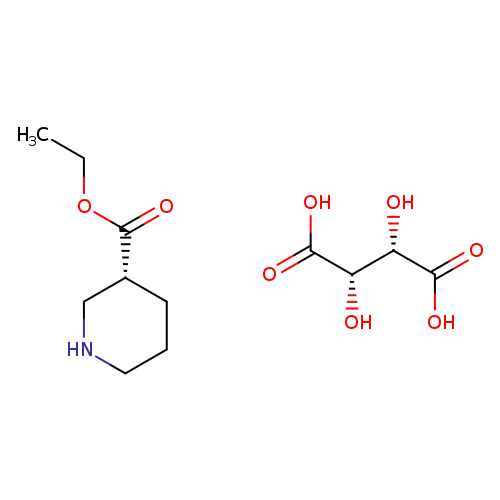 3-Piperidinecarboxylic acid, ethyl ester, (3R)-, (2S,3S)-2,3-dihydroxybutanedioate (1:1)