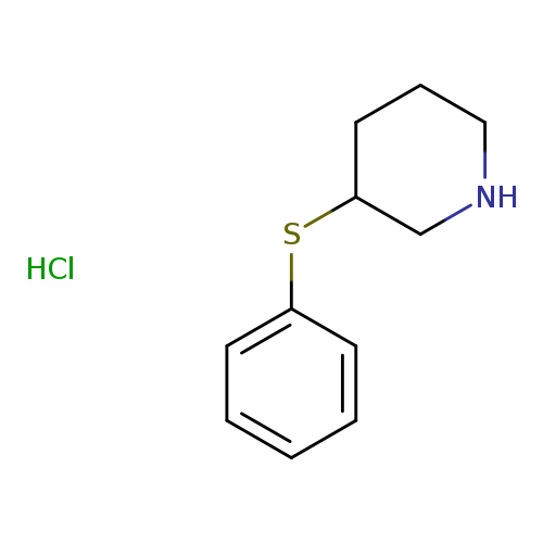 3-Phenylsulfanylpiperidine, HCl