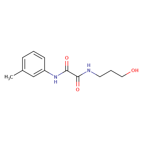 N-(3-hydroxypropyl)-N'-(3-methylphenyl)ethanediamide