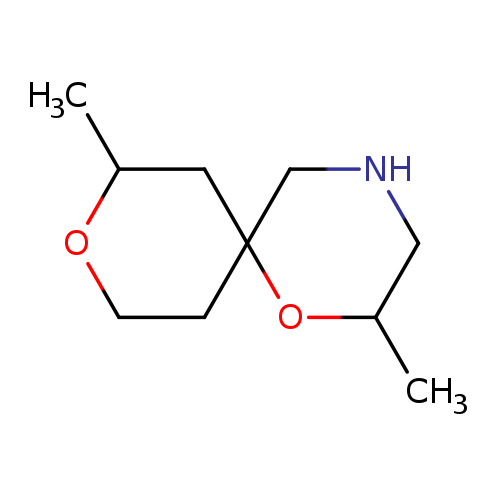 2,8-dimethyl-1,9-dioxa-4-azaspiro[5.5]undecane
