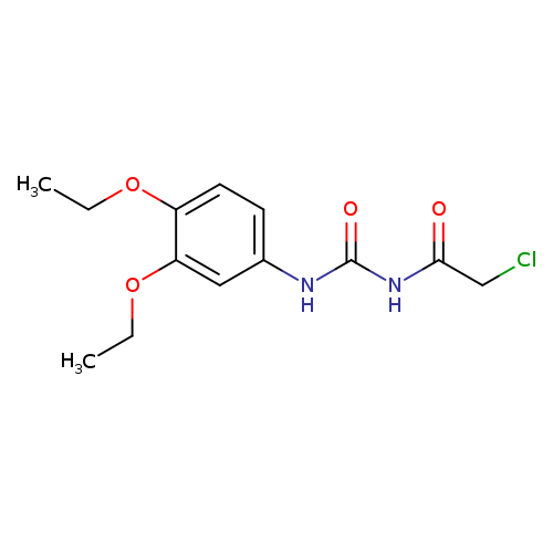 3-(2-chloroacetyl)-1-(3,4-diethoxyphenyl)urea