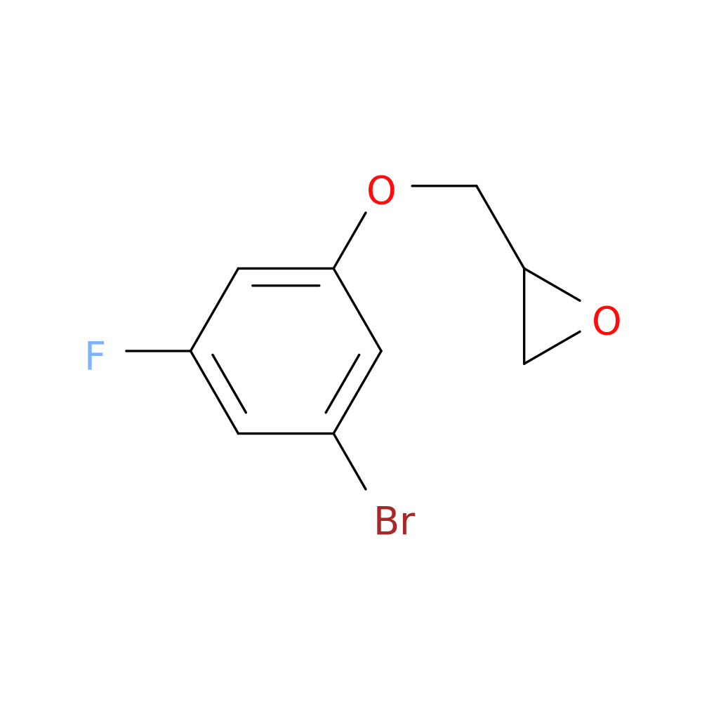2-(3-Bromo-5-fluorophenoxymethyl)oxirane