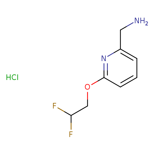 1-[6-(2,2-difluoroethoxy)pyridin-2-yl]methanaminehydrochloride