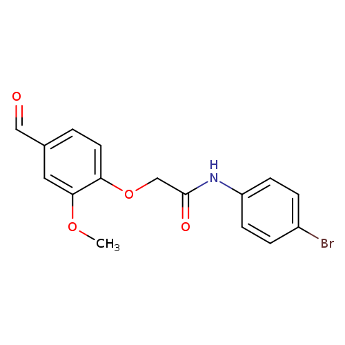 N-(4-Bromophenyl)-2-(4-formyl-2-methoxyphenoxy)acetamide