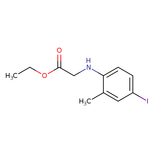 Ethyl [(4-iodo-2-methylphenyl)amino]acetate