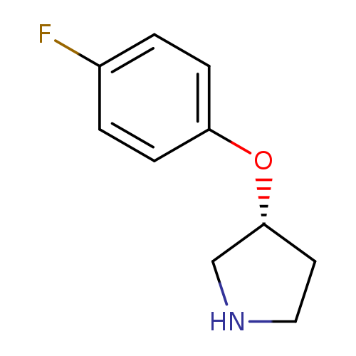 Pyrrolidine, 3-​(4-​fluorophenoxy)​-​, (3R)​-