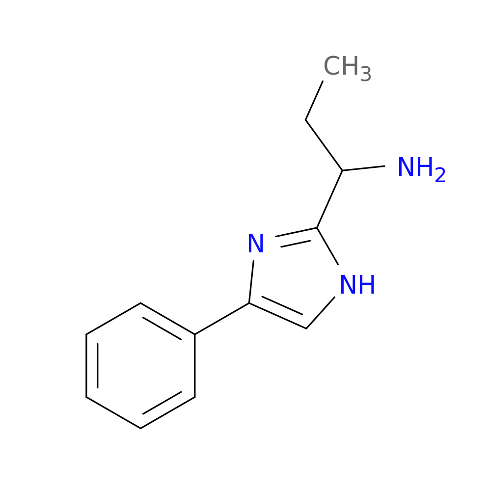 1-(4-phenyl-1H-imidazol-2-yl)propan-1-amine