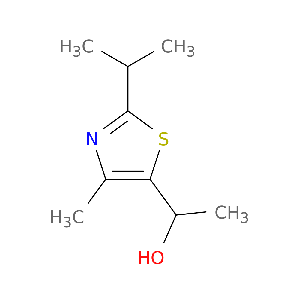 1-[4-methyl-2-(propan-2-yl)-1,3-thiazol-5-yl]ethan-1-ol