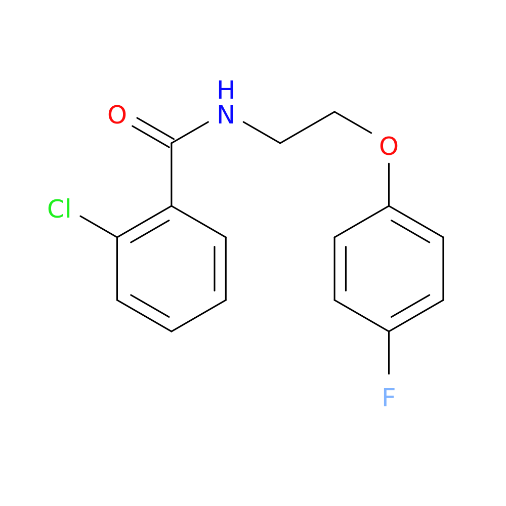 2-chloro-N-[2-(4-fluorophenoxy)ethyl]benzamide
