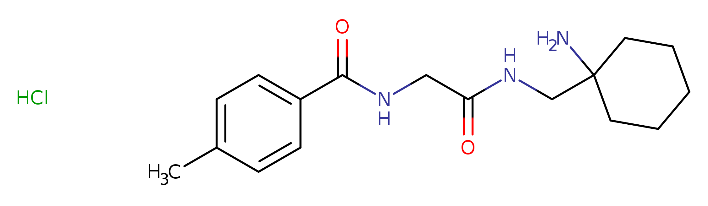 N-[(1-aminocyclohexyl)methyl]-2-[(4-methylphenyl)formamido]acetamide hydrochloride