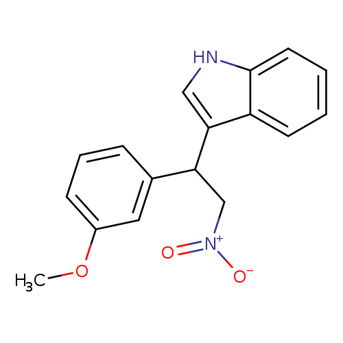 3-[1-(3-methoxyphenyl)-2-nitroethyl]-1H-indole