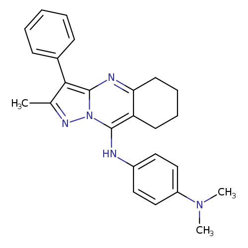 N1,N1-dimethyl-N4-{2-methyl-3-phenyl-5H,6H,7H,8H-pyrazolo[3,2-b]quinazolin-9-yl}benzene-1,4-diamine