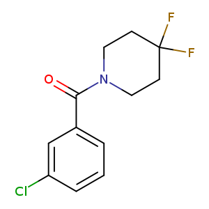 1-(3-chlorobenzoyl)-4,4-difluoropiperidine