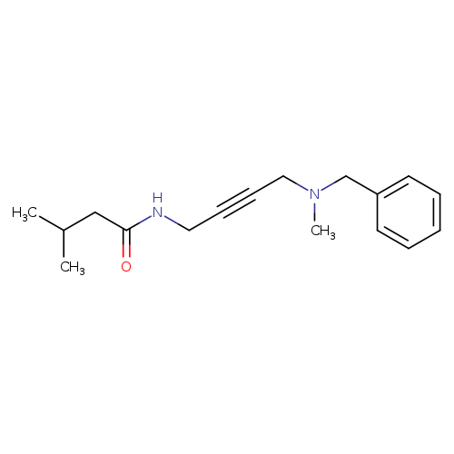N-{4-[benzyl(methyl)amino]but-2-yn-1-yl}-3-methylbutanamide