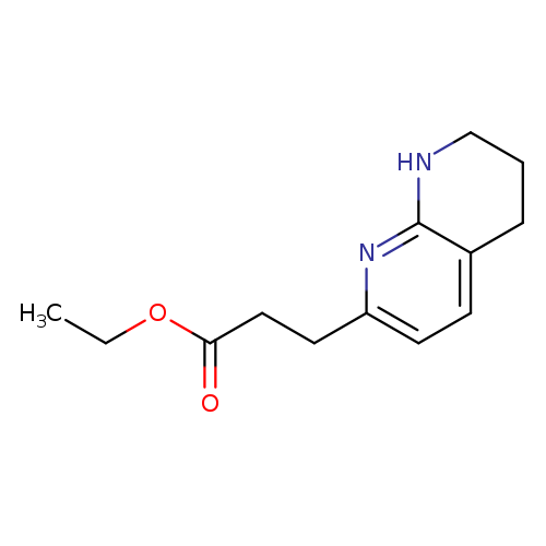 Ethyl 3-(5,6,7,8-tetrahydro-1,8-naphthyridin-2-yl)propanoate
