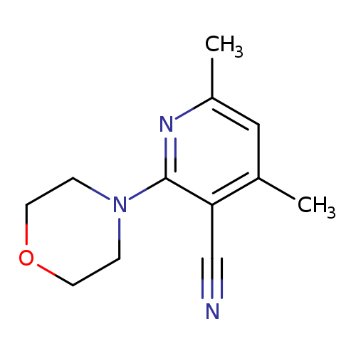 4,6-dimethyl-2-(morpholin-4-yl)pyridine-3-carbonitrile