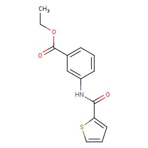 ethyl 3-[(2-thienylcarbonyl)amino]benzoate