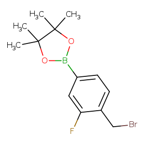 1,3,2-Dioxaborolane, 2-[4-(bromomethyl)-3-fluorophenyl]-4,4,5,5-tetramethyl-