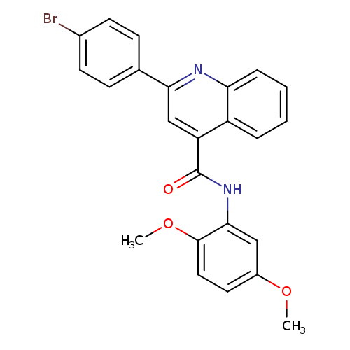 2-(4-bromophenyl)-N-(2,5-dimethoxyphenyl)-4-quinolinecarboxamide
