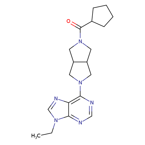 6-{5-cyclopentanecarbonyl-octahydropyrrolo[3,4-c]pyrrol-2-yl}-9-ethyl-9H-purine
