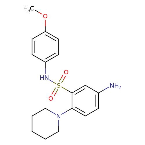 5-amino-N-(4-methoxyphenyl)-2-(piperidin-1-yl)benzene-1-sulfonamide