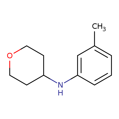 N-(3-methylphenyl)oxan-4-amine