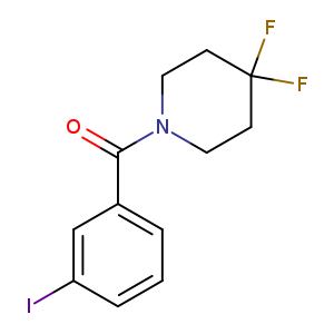 4,4-Difluoro-1-[(3-iodophenyl)carbonyl]piperidine