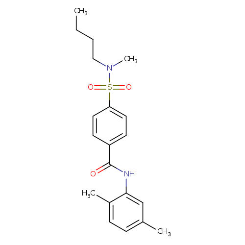 4-[butyl(methyl)sulfamoyl]-N-(2,5-dimethylphenyl)benzamide