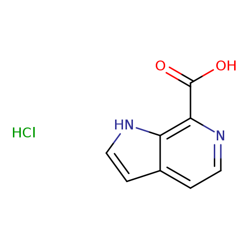 1H-pyrrolo[2,3-c]pyridine-7-carboxylicacidhydrochloride