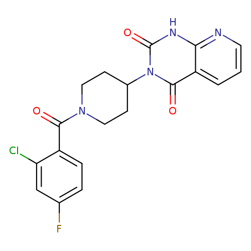 3-[1-(2-chloro-4-fluorobenzoyl)piperidin-4-yl]-1H,2H,3H,4H-pyrido[2,3-d]pyrimidine-2,4-dione