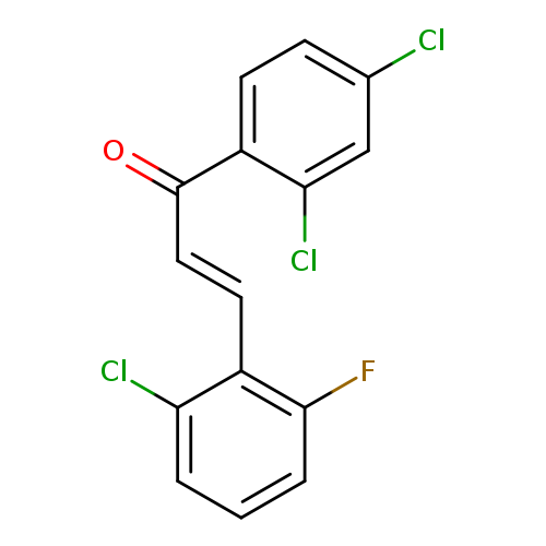 (2E)-3-(2-chloro-6-fluorophenyl)-1-(2,4-dichlorophenyl)prop-2-en-1-one
