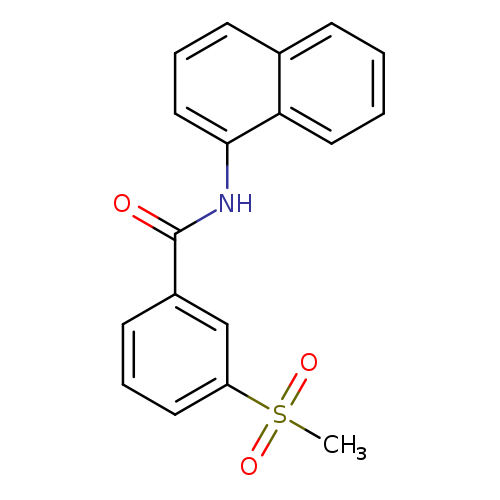 3-methanesulfonyl-N-(naphthalen-1-yl)benzamide