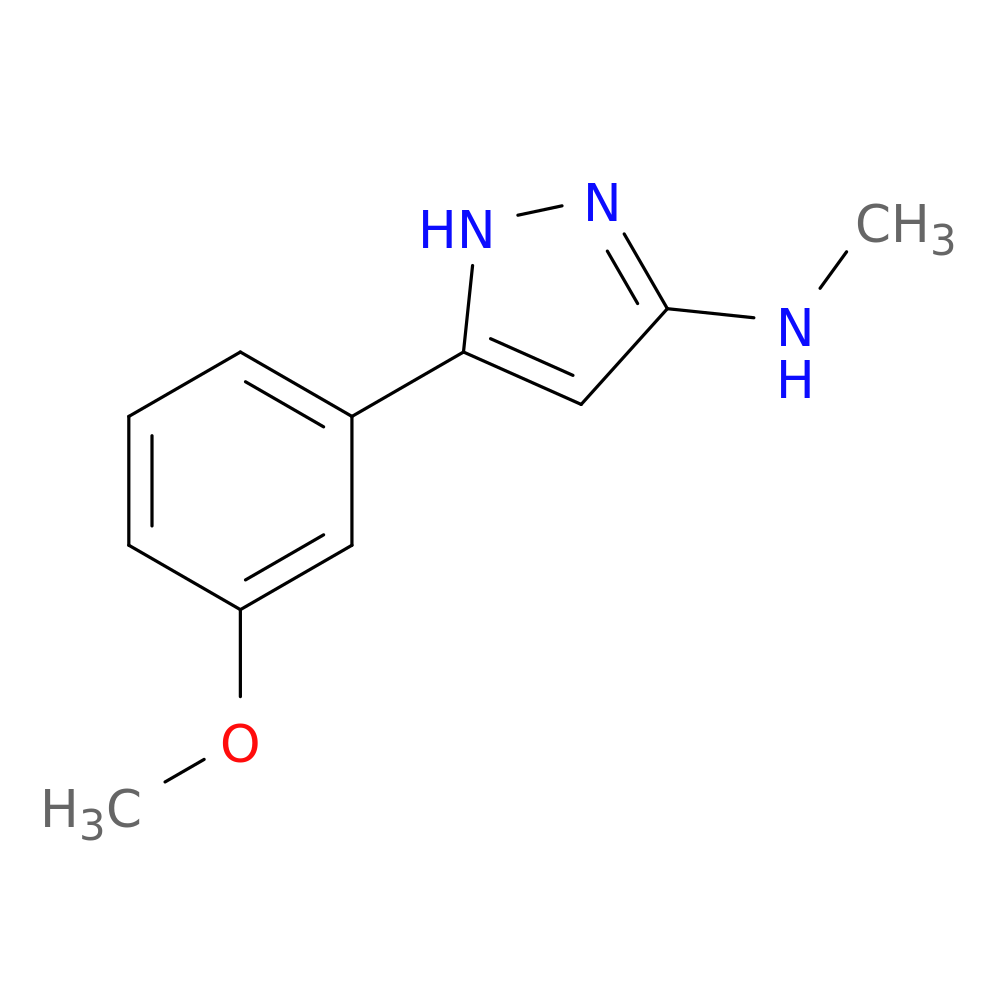 5-(3-methoxyphenyl)-N-methyl-1H-pyrazol-3-amine