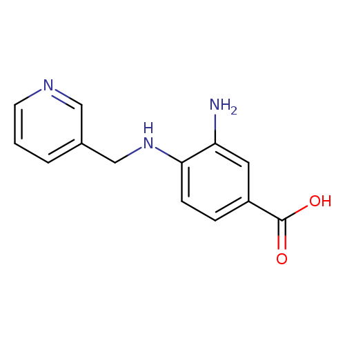 3-Amino-4-((pyridin-3-ylmethyl)amino)benzoic acid