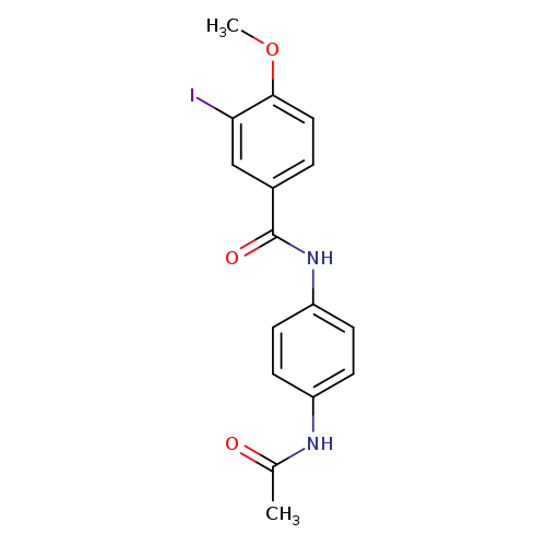 N-[4-(acetylamino)phenyl]-3-iodo-4-methoxybenzamide