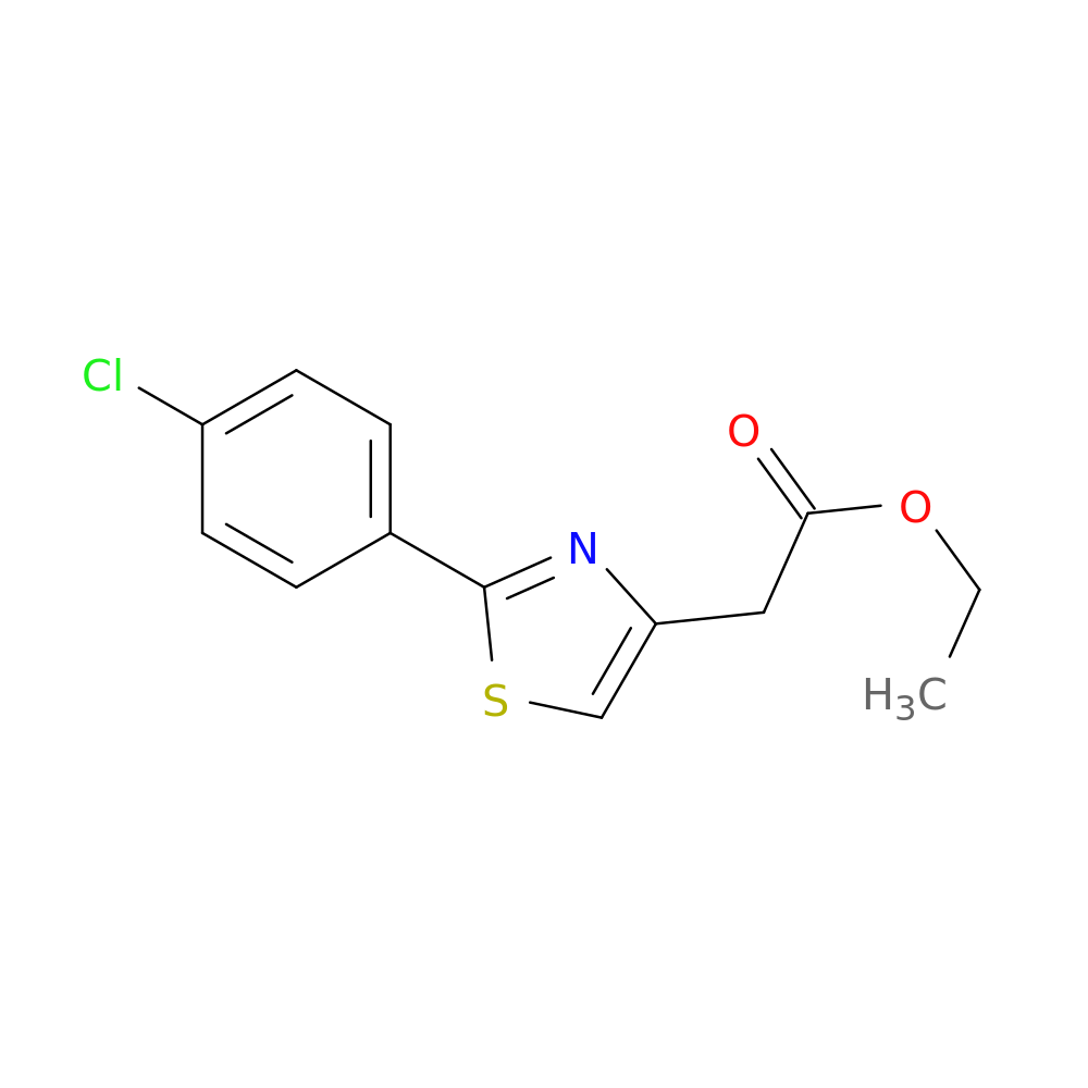 Ethyl 2-(2-(4-chlorophenyl)thiazol-4-yl)acetate