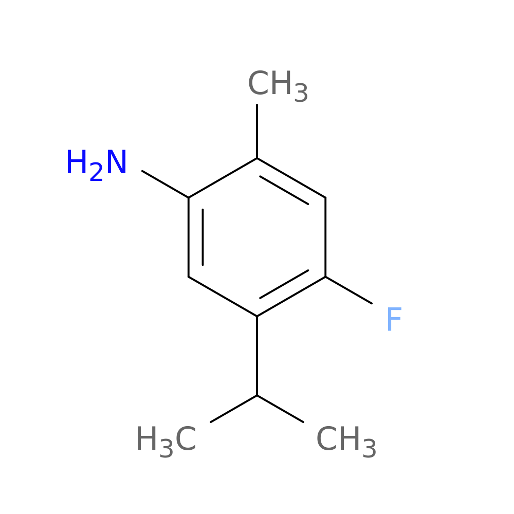 4-fluoro-2-methyl-5-(propan-2-yl)aniline