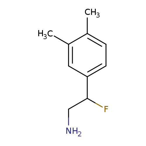 2-(3,4-dimethylphenyl)-2-fluoroethan-1-amine