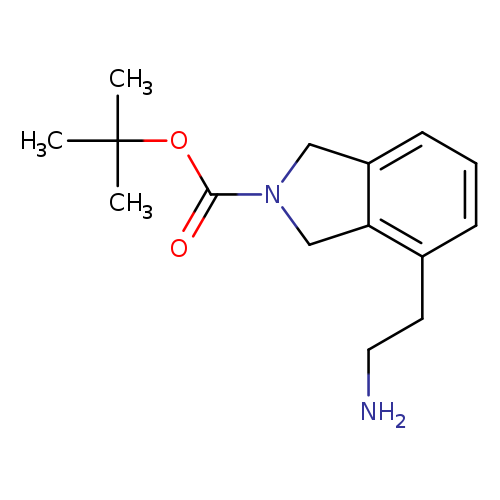 tert-butyl4-(2-aminoethyl)-2,3-dihydro-1H-isoindole-2-carboxylate