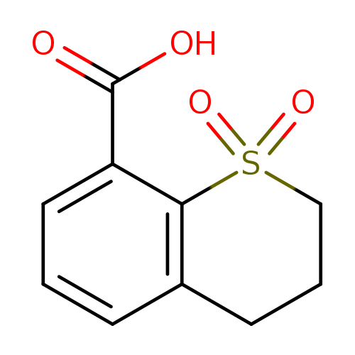 1,1-dioxo-3,4-dihydro-2H-1lambda6-benzothiopyran-8-carboxylic acid