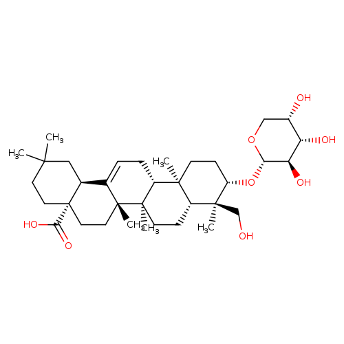 (3β,4α)-3-(α-L-Arabinopyranosyloxy)-23-hydroxyolean-12-en-28-oic acid