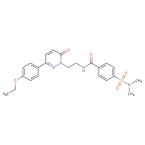 4-(dimethylsulfamoyl)-N-{2-[3-(4-ethoxyphenyl)-6-oxo-1,6-dihydropyridazin-1-yl]ethyl}benzamide