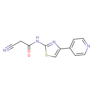 2-cyano-N-[4-(pyridin-4-yl)-1,3-thiazol-2-yl]acetamide